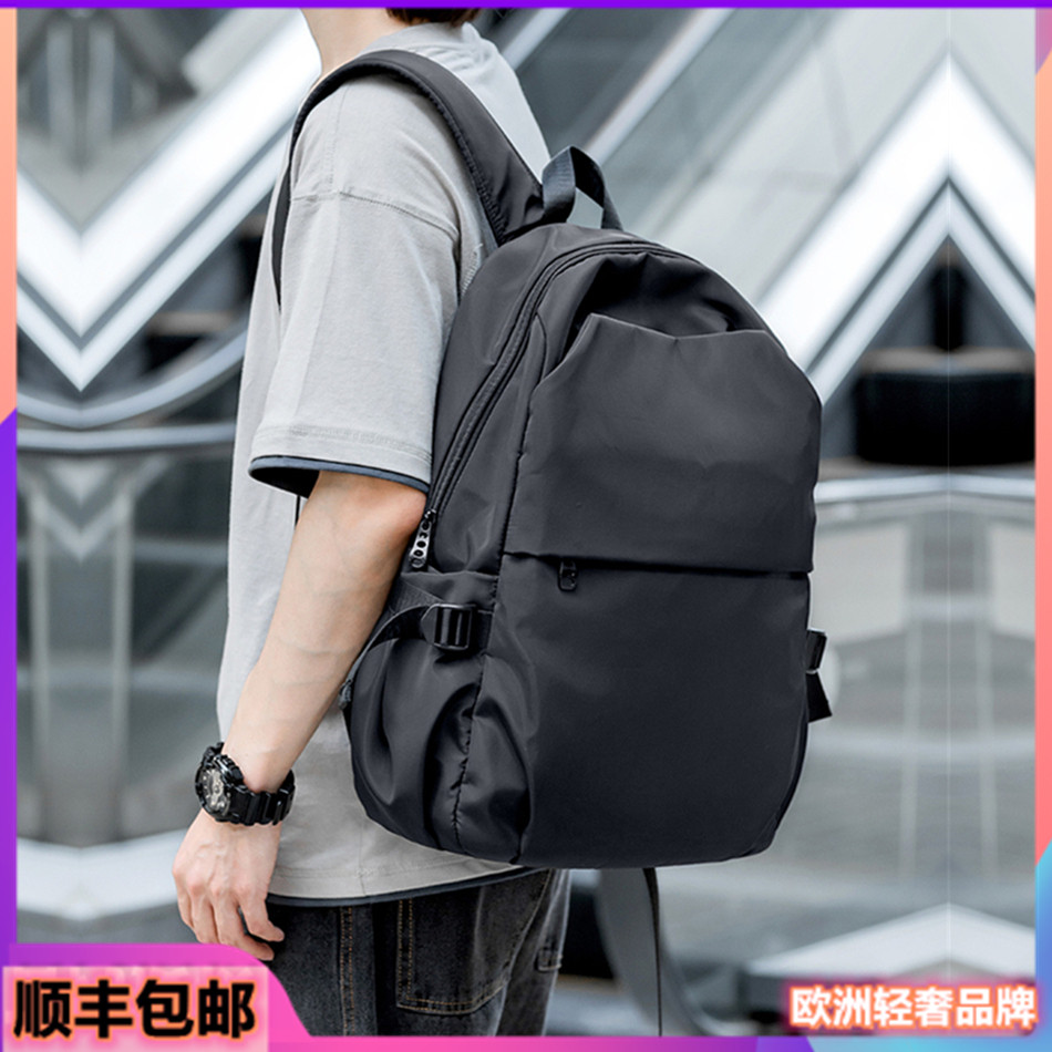 French backpack men's travel bag large-capacity luggage backpack business men 2022 new computer bag trend