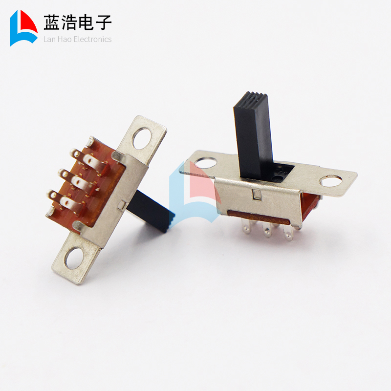 SS-22E02 2 gear toggle switch Six feet upright with ear no fixed foot 2 gear 6 foot power slip switch