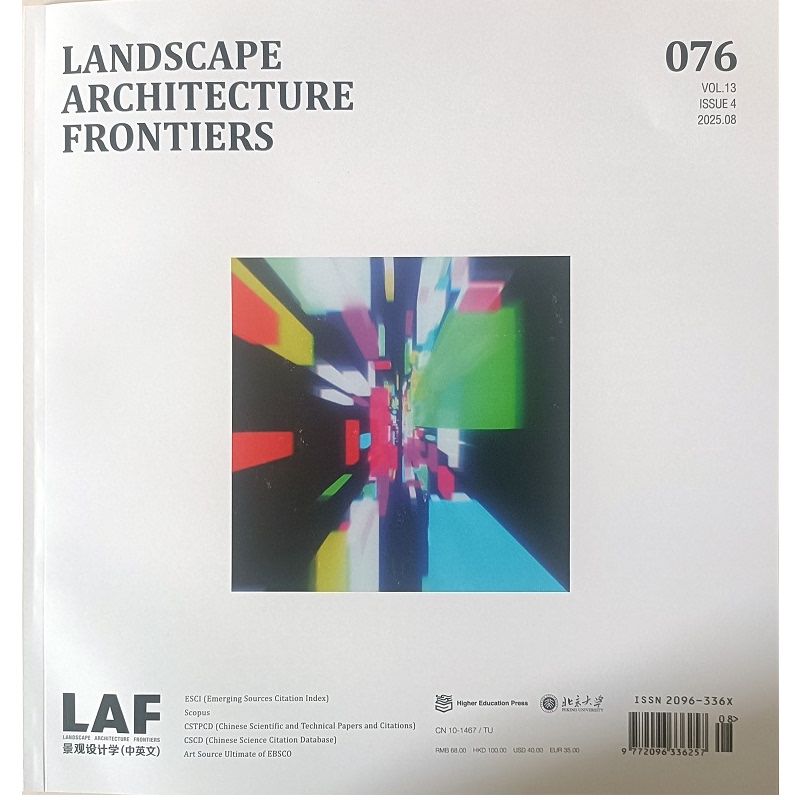 Laf Landscape Architecture 2025 Issue 1 2 3 4 5 6 073 074 075 076 077 078 Landscape Architecture 2026 Full Year Subscription Single Issue Delivery