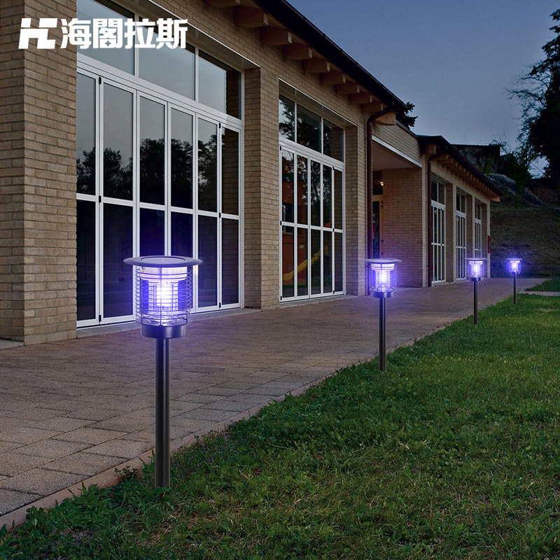 Solar Lamp Courtyard Lamp Outdoor Waterproof Park Light Outdoor Waterproof Park Meadow Terrace Lamp Home Outdoor Mosquito Repellent Lamp