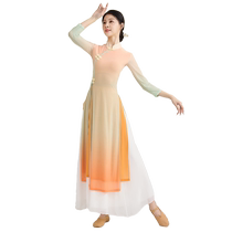 Danse classique Ao Dai cheongsam costume de danse femmes élégantes gaze robe supérieure comportement costume de performance costume de danse chinoise