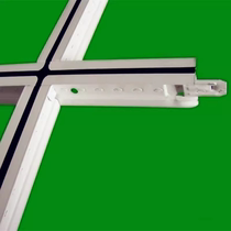 Black white 32 painted keel color aluminum keel ceiling mineral wool board ceiling light steel keel factory direct sale