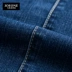 Jiu Mu Wang Jeans Quần nam nam Kinh doanh thông thường Quần dài thẳng mùa hè Quần mới nam mỏng - Quần jean