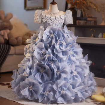 Girls' Dress, Classy and Luxurious, Niche Kidsren's Birthday, Beautiful Princess Dress, Small Host Piano Performance Costume