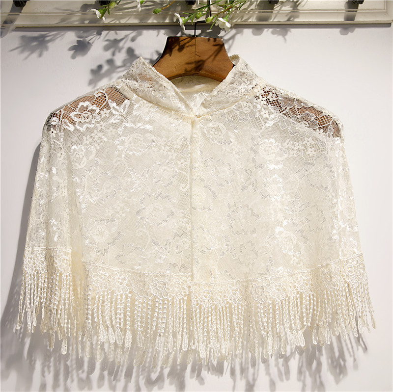 New Pullover Tassel Lace Shawl, Thin Sun Protection Cover-Up, Versatile and Fashionable Short Jacket Paired with a Camisole New Pullover Tassel Lace Shawl, Thin Sun Protection Cover-Up, Versatile and Fashionable Short Jacket Paired with a Camisole