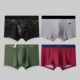 GXG Đồ lót 4 Gói Quần lót nam Boxer Quần cotton Modal Vải thoáng khí Mid Eo Boxer Thanh niên - Giống cái