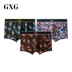 GXG đồ lót ba mảnh gợi cảm nam hợp thời trang in tóm tắt boxer tóm tắt giới trẻ bốn góc modal cotton - Cặp đôi