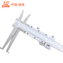 Guilin inner groove caliper long claw internal measuring vernier caliper stainless steel inner diameter caliper 0-150-500-300mm