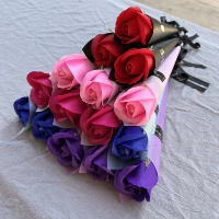 Одиночная роза [смешанный цвет]