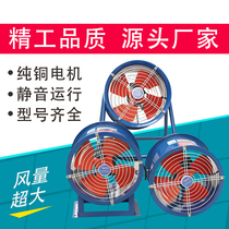 v Axial flow fan 220 industrial mute high-speed pipeline strong ventilation and exhaust ventilation exhaust fan plug