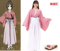 Trang phục cosplay Hakuoki trọn bộ làng tuyết Qianhe COS trang phục chiến binh phù hợp với phong cách Nhật Bản phù hợp với phụ nữ kimono - Cosplay toga himiko cosplay