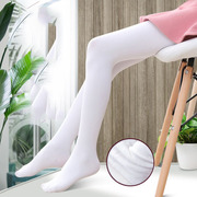 Cô gái nhảy vớ mùa xuân và mùa thu cộng với nhung cộng với trẻ em dày pantyhose thực hành baby trắng ấm quần xà cạp.