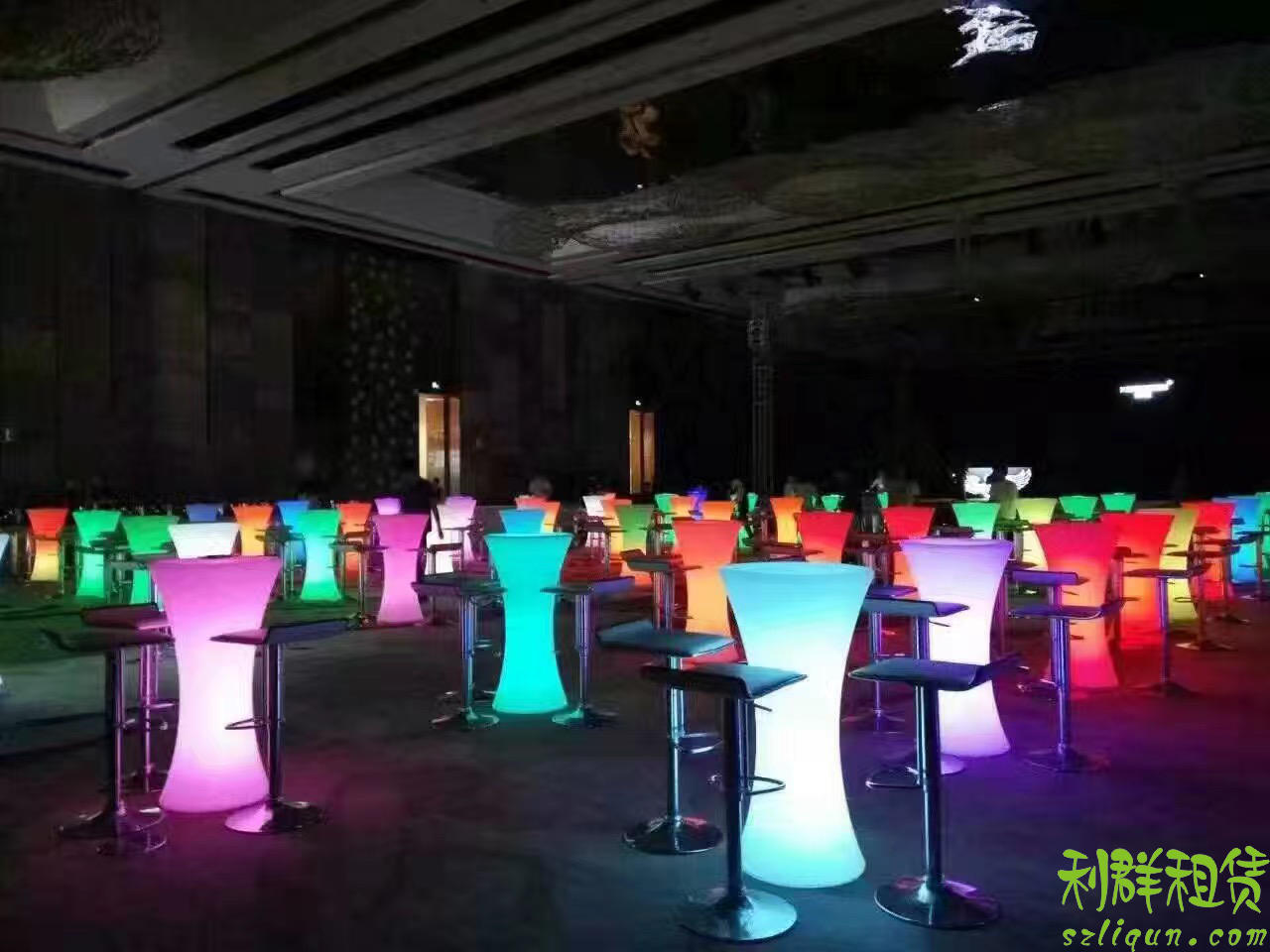 Shenzhen Rental Luminous Bar Luminous Chair LED Luminous Bar Luminous Bar Table LED Luminous Round Table Rental