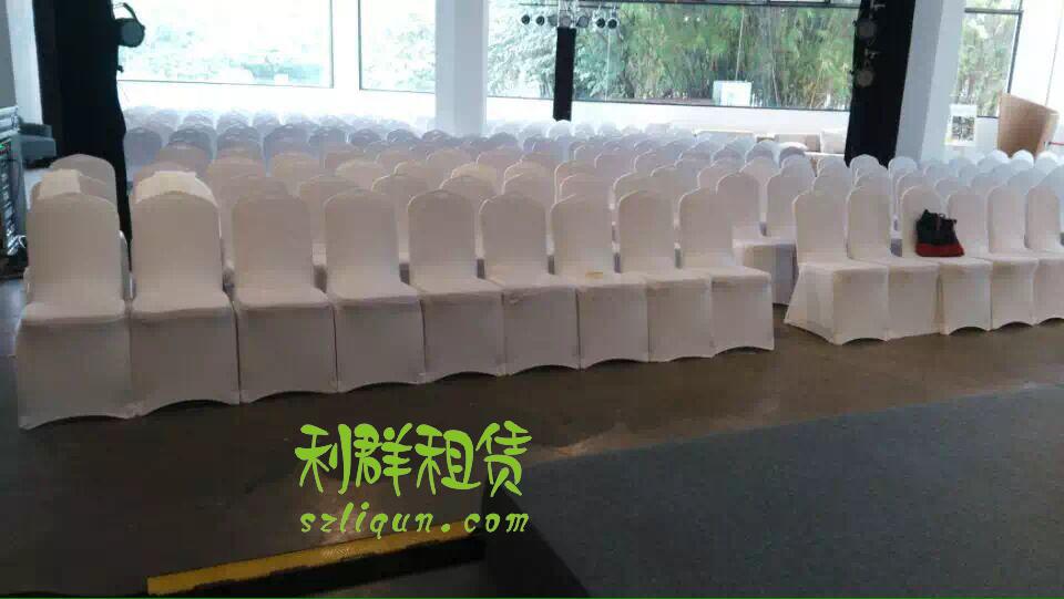 Shenzhen rental chair cover hotel red chair cover white chair cover yellow gold elastic cloth chair cover VIP chair cover