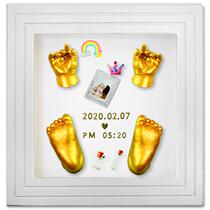Baby hand and foot ink pad hand model foot model clone powder photo frame baby newborn child full moon 100 days hand film commemoration