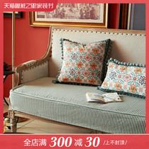 (Lonely product 4 fold) Crayon impression sofa cushion four seasons universal sofa cover cover is not returned or changed