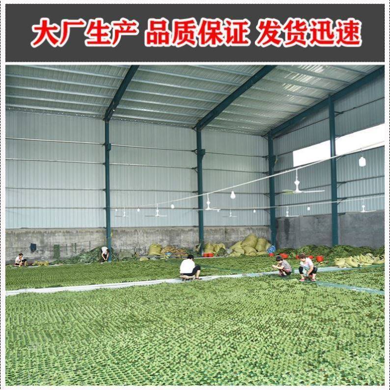 Encrypted shading grass green shading camouflage anti-counterfeiting army green camouflage sunscreen net shade leaf roof concealed desert