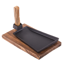 Hoe creative tableware cast iron water scoop shovel special tableware farmhouse dishes iron plate vegetables iron plate vegetable dry pot