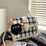 Небольшая дизайнерская сумка через плечо, универсальная сумка на одно плечо, коллекция 2023, премиум класс