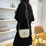 Небольшая сумка с ромбовидным узором, брендовая сумка через плечо, сумка на одно плечо, коллекция 2022, премиум класс