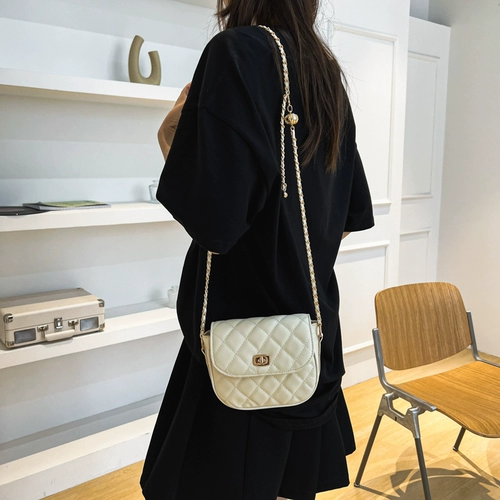 Небольшая сумка с ромбовидным узором, брендовая сумка через плечо, сумка на одно плечо, коллекция 2022, премиум класс