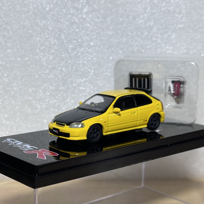 In Stock Hobby Japan Hj 1:64 Honda Civic Type-R Jdm Ek9 Model Car