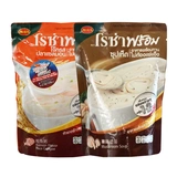 Lushaz Thailand Импортированный грибной суп лосось комбинация кара западной еды кухня.