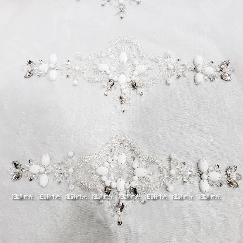 Drill decoration DIY headscarf head cover decoration large drill white water drill clothing ornament Out of hand stitches Snowland boots