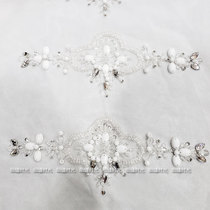 Drill decoration DIY headscarf head cover decoration large drill white water drill clothes Clothing Accessories Play Out Hand Stitches Drilling Snowy Boots