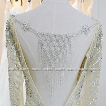 Bright diamond wedding halter waist diy finished diamond glass water drill jewelry accessories Clothing clothing decoration materials