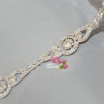 Belly Leather Dance Waist Chain Drill Chain Spring Summer New Metal Chain Alloy Chain Dance Clothing Accessories Belly Leather Dance Decorative Waist Accessories