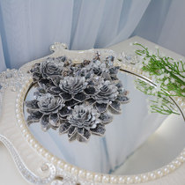 Solid Flowers Accessories Decorative hand stitched wedding dress Bride Head Ornament Diy Handmade Material Stickup Shoes Cap Accessories