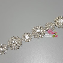 New belly dance waist chain water drill DIY chain practice 100 lap drill chain lengthened metal inlaid drill waist chain accessories ornament