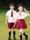 小学生校服幼儿园园服夏装六一合唱表演出服英伦风毕业照班服套装