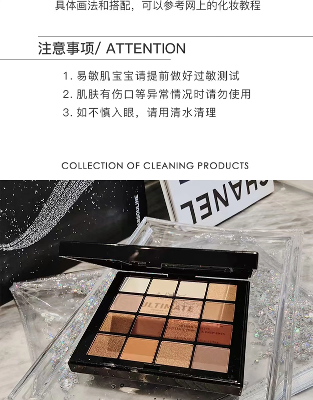 Sydney Beauty Hoa Kỳ NYX 16 Color 12 Color 4 Color Eyeshadow Palette Marble Pumpkin mảng Earth Color Matte - Bóng mắt