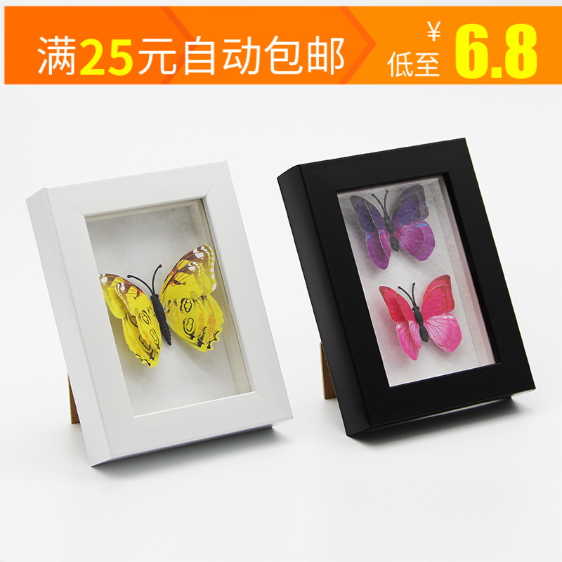 Hollow Photo Frame Specimen Frame Nail Boilerplate Photo Frame Photo Frame Handmade DIY Handmade Frame Craft Gift Hem photo