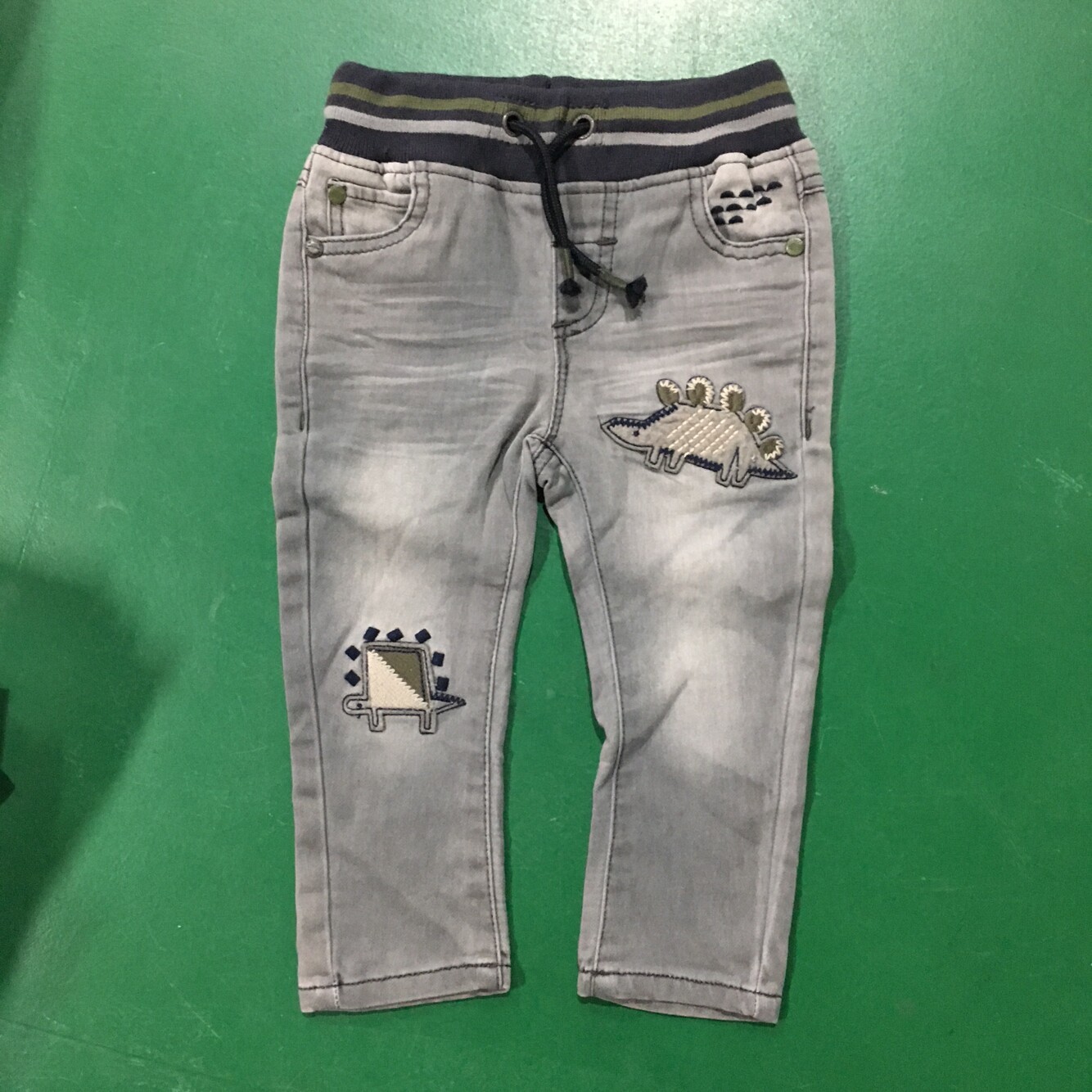 ~ Dinosaur jeans Boy spring and autumn pants baby jeans