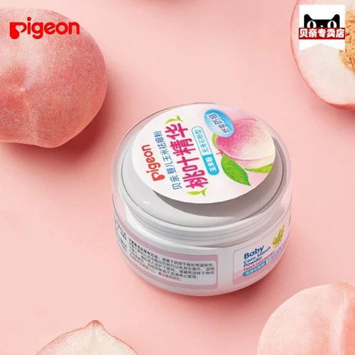 Pigeon, спонж, детская эссенция, тальк, присыпка, 50G