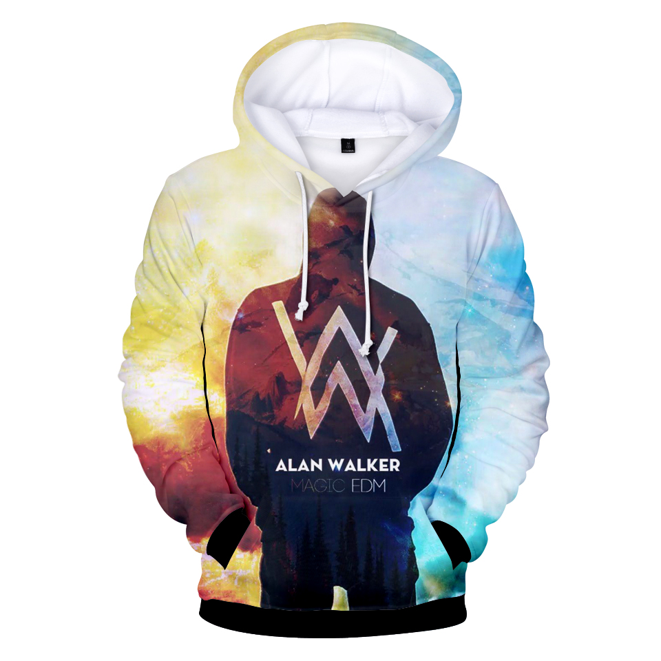 Alan Walker Allen Walker Faded Electro-Quang DJ Great God 3D Stereo Pattern Mẫu áo len nam và nữ trùm đầu áo hoodie nam đẹp