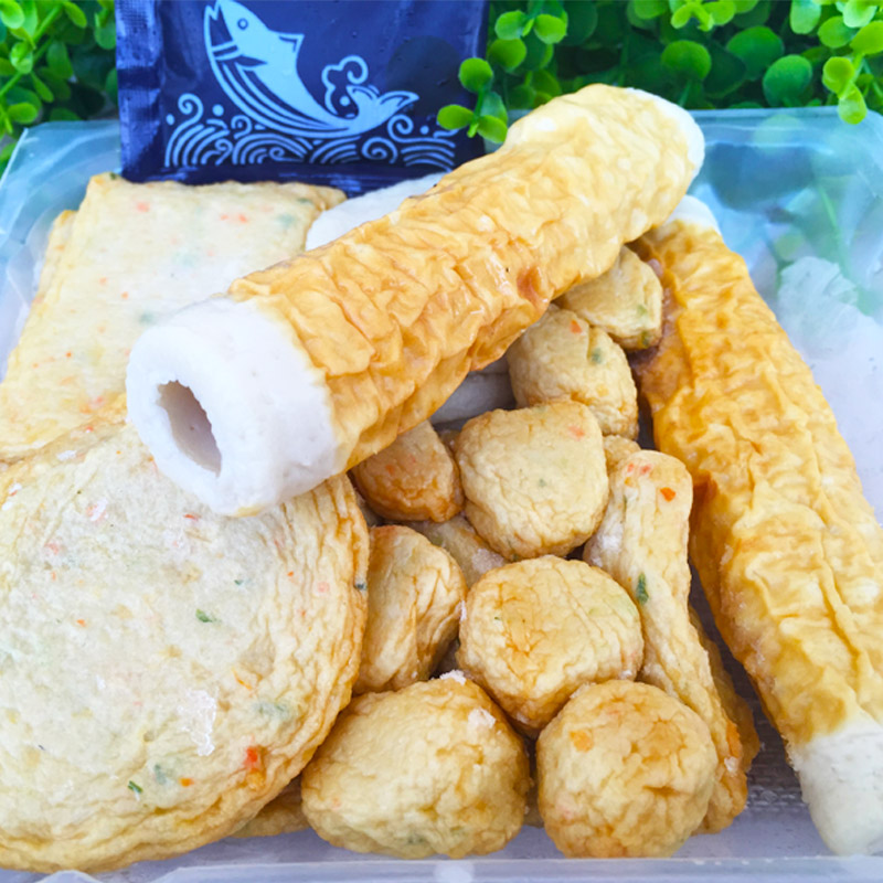 South Korea Imports Frozen Hotpot Fish Rice Cake 454g Han Style Comprehensive Fish Cake String Containing stock Off to cook Busan Seafood Pie