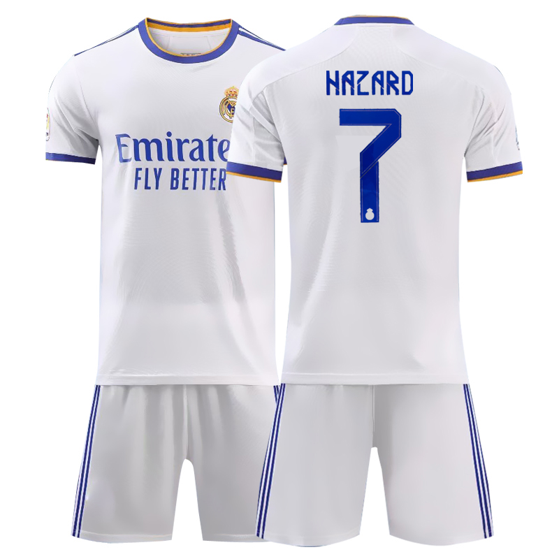 Real Madrid jersey boy football suit group purchase custom-made adult summer short sleeve ball pants sports training team uniforms