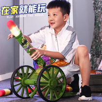 Childrens online red Mortar toy gun shooting shells Soft bullet launcher gun Rocket Gun June 1 Childrens Day gifts