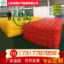 Fire rescue and rescue safety air cushion construction site fall anti-fall air cushion high-altitude inflatable fire escape protection air cushion