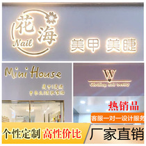Customized billboards acrylic stainless steel characters mini back-lit characters LED lights light boxes signboards door headers custom-made