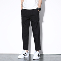 VIRRI CIAGA selected version of super good summer casual pants mens slim Korean version of the trend nine-point pants thin section