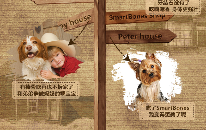 Smartbones dog mol mol dog nhai đồ ăn nhẹ xương chó nhỏ Teddy lông sạch răng cuộn 16 - Đồ ăn vặt cho chó thức ăn cho chó con