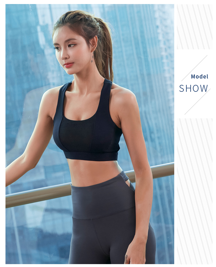 Yoga bra nữ chống sốc tập hợp Phòng tập thể dục chuyên nghiệp chạy đào tạo đồ lót thể thao gợi cảm với miếng đệm ngực miniband tập mông