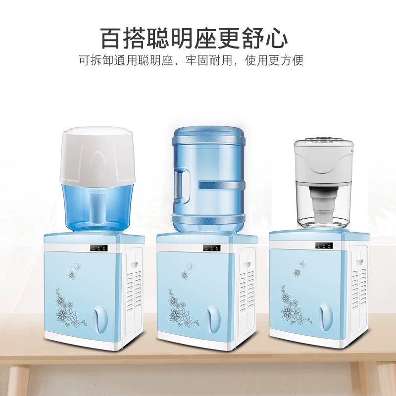 Mini với cửa đá nhiệt lạnh tiết kiệm năng lượng nước máy tính để bàn văn phòng khách sạn nhà ký túc xá nhỏ máy nước nóng ấm - Nước quả