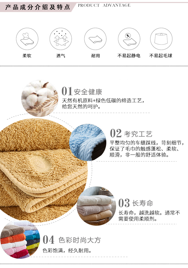 Khăn bông gia đình Anh Christy Thổ Nhĩ Kỳ bông rửa bé trai và bé gái phổ hình chữ nhật mềm - Khăn tắm / áo choàng tắm áo choàng tắm cho bé