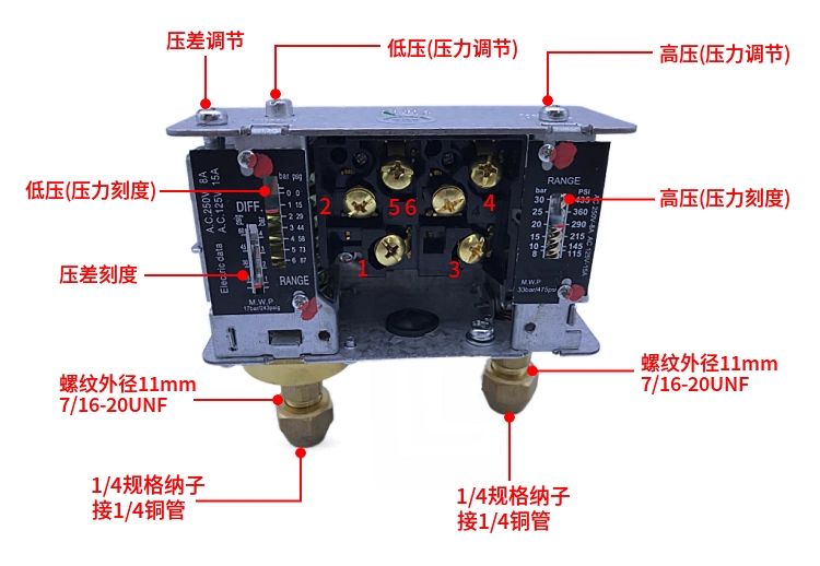 bộ dụng cụ sửa chữa đa năng của đức Bộ điều khiển áp suất máy sấy lạnh MGP503-506-110-520-530D-830HLME máy biến áp mbt